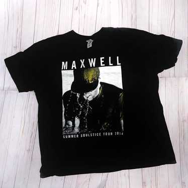 Vintage Retro 2014 maxwell tour tee shirt - image 1