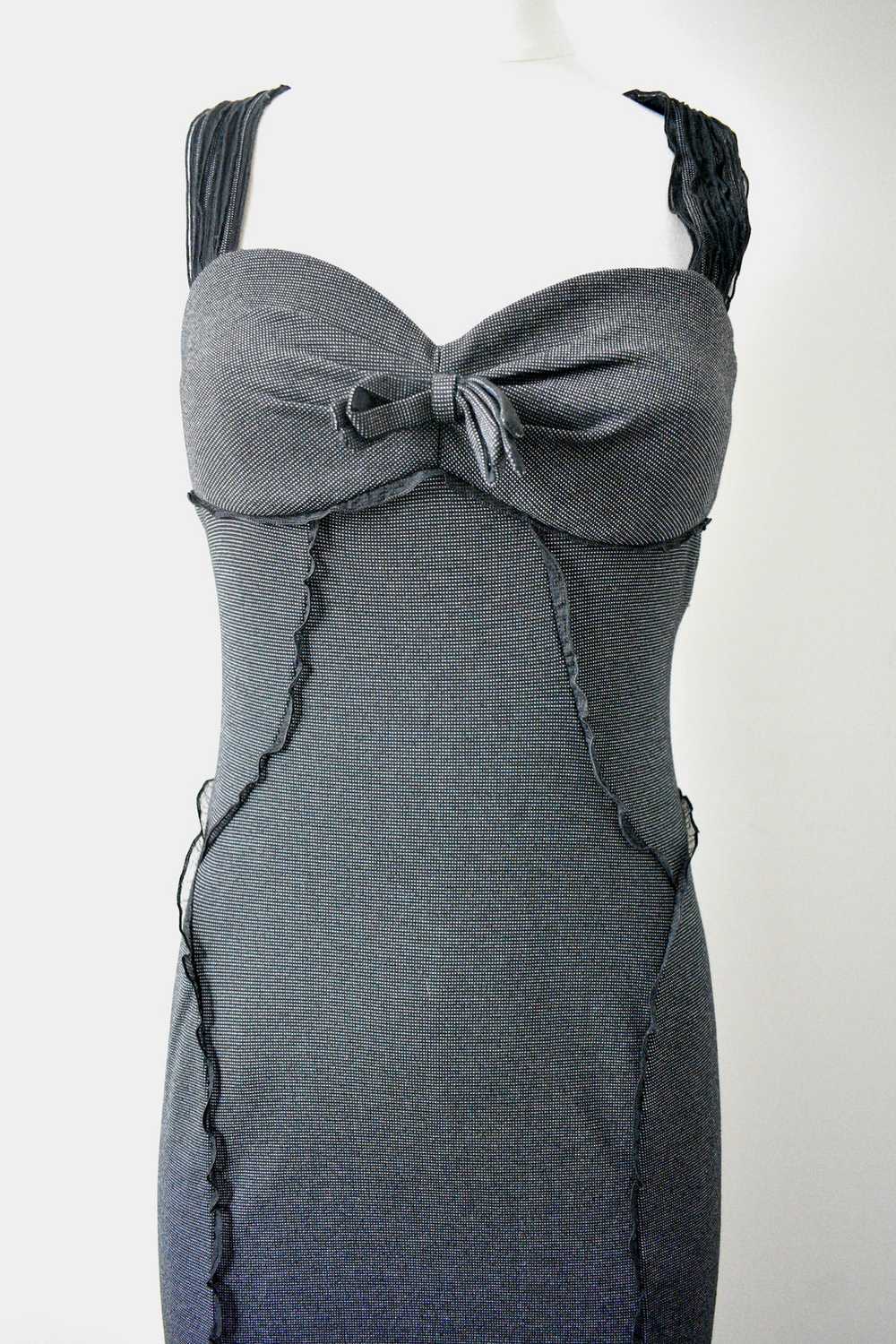 Black /Gray Sleeveless Dress - image 3