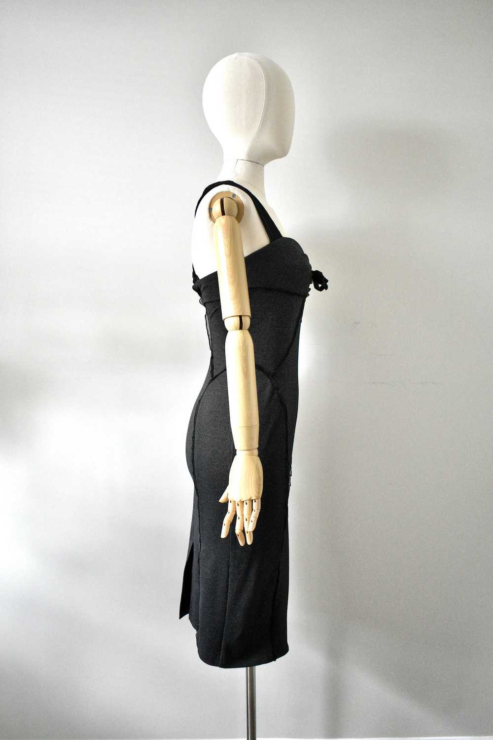 Black /Gray Sleeveless Dress - image 5