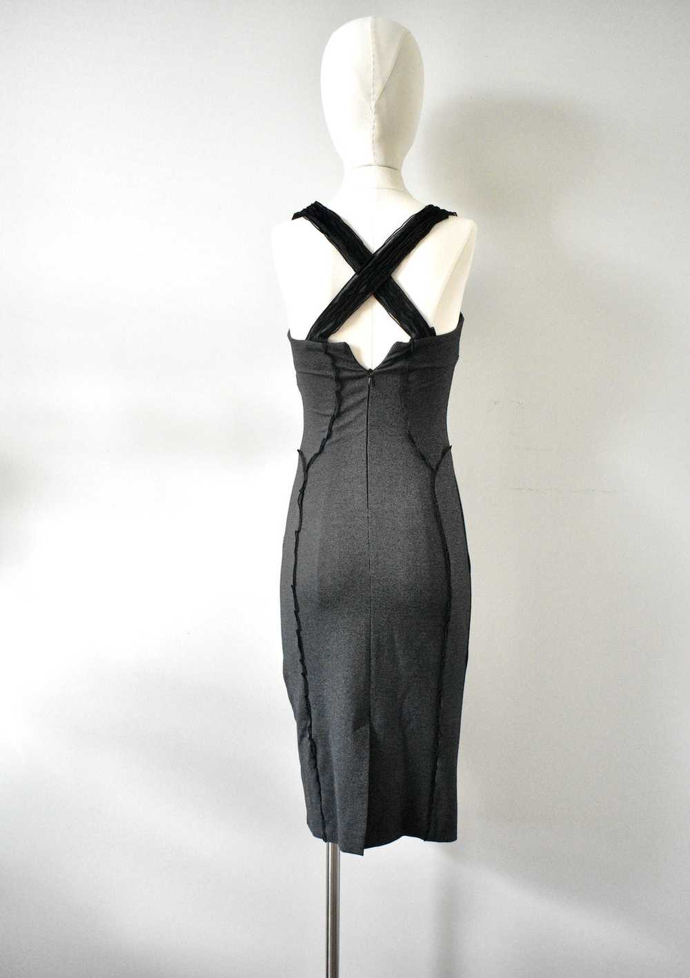 Black /Gray Sleeveless Dress - image 6