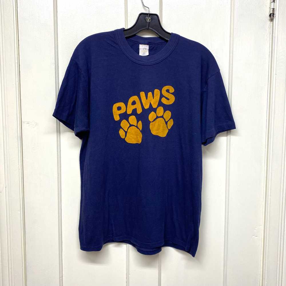 1970s 1980s paws t-shirt worn soft - image 1