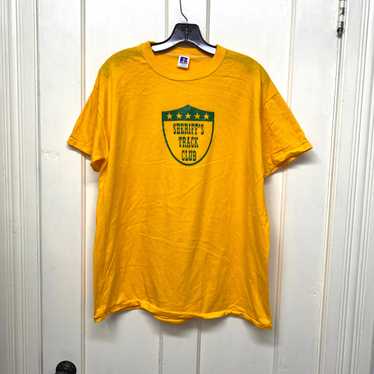 Deadstock Reggie Jackson Accel Yellow Jackets T-shirt 80s 