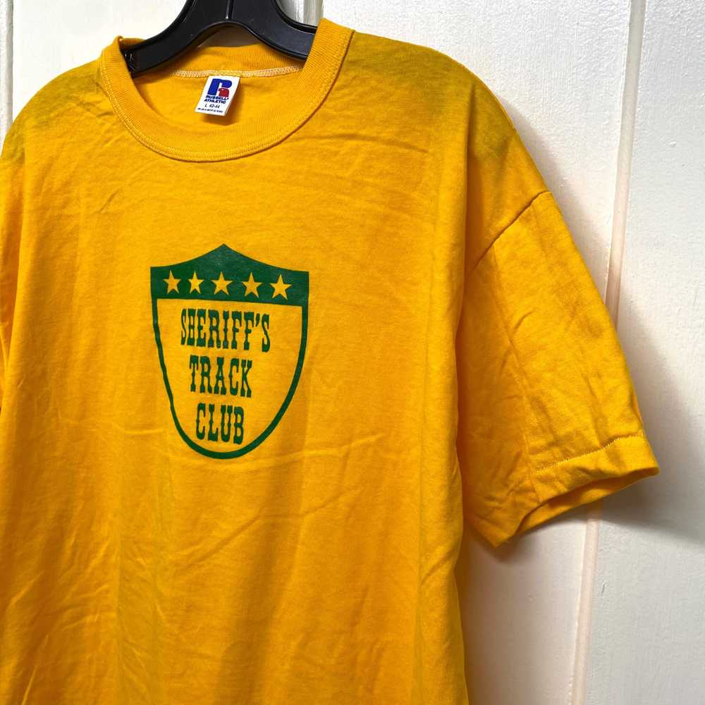 Deadstock 1980s Sheriff Track Club t-shirt - image 2