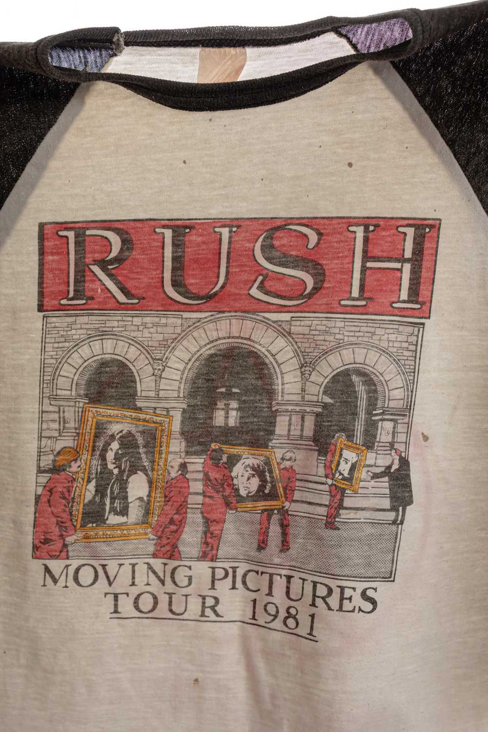 Vintage 1980's Rush| Moving Pictures Tour 81| Rag… - image 1