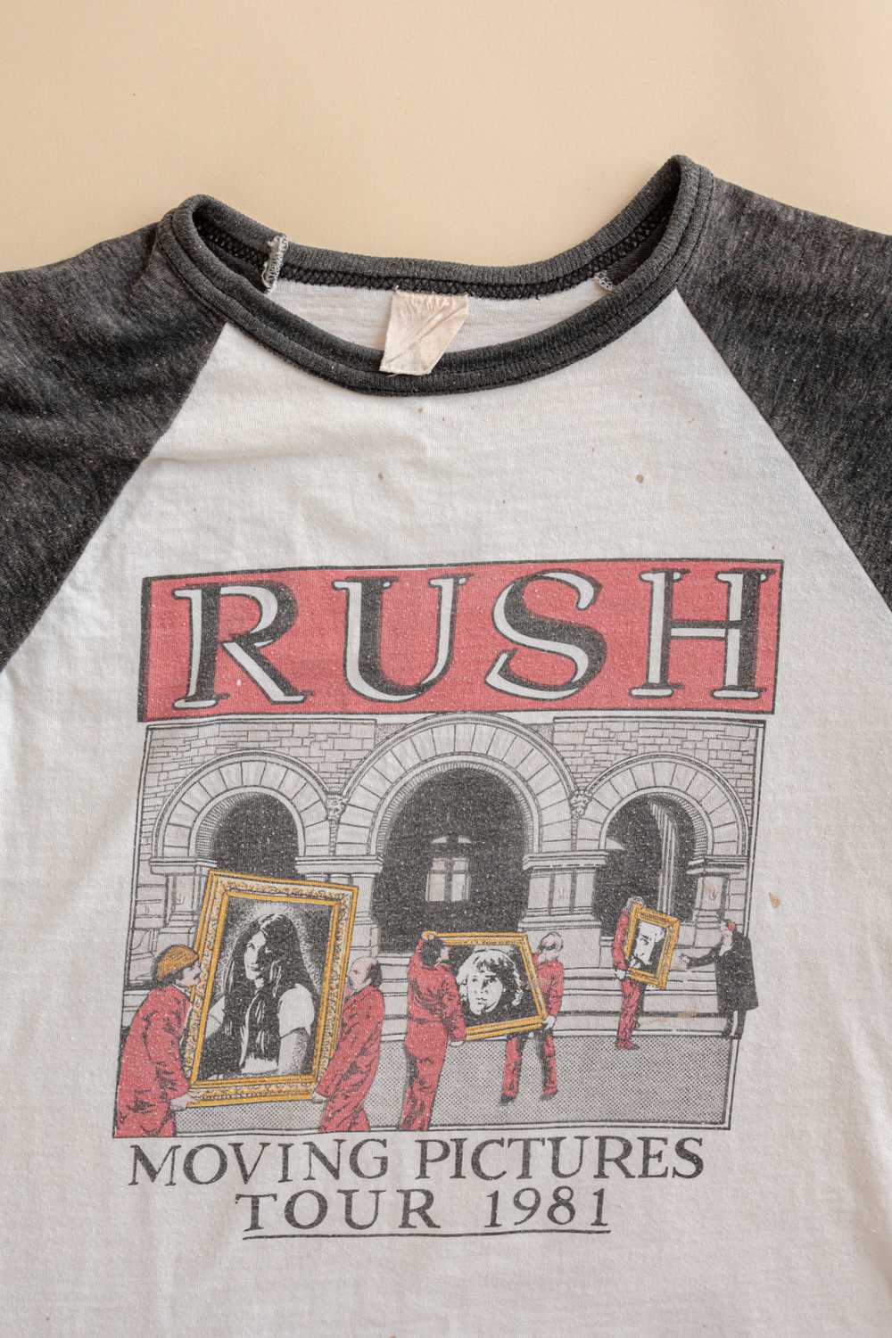 Vintage 1980's Rush| Moving Pictures Tour 81| Rag… - image 5