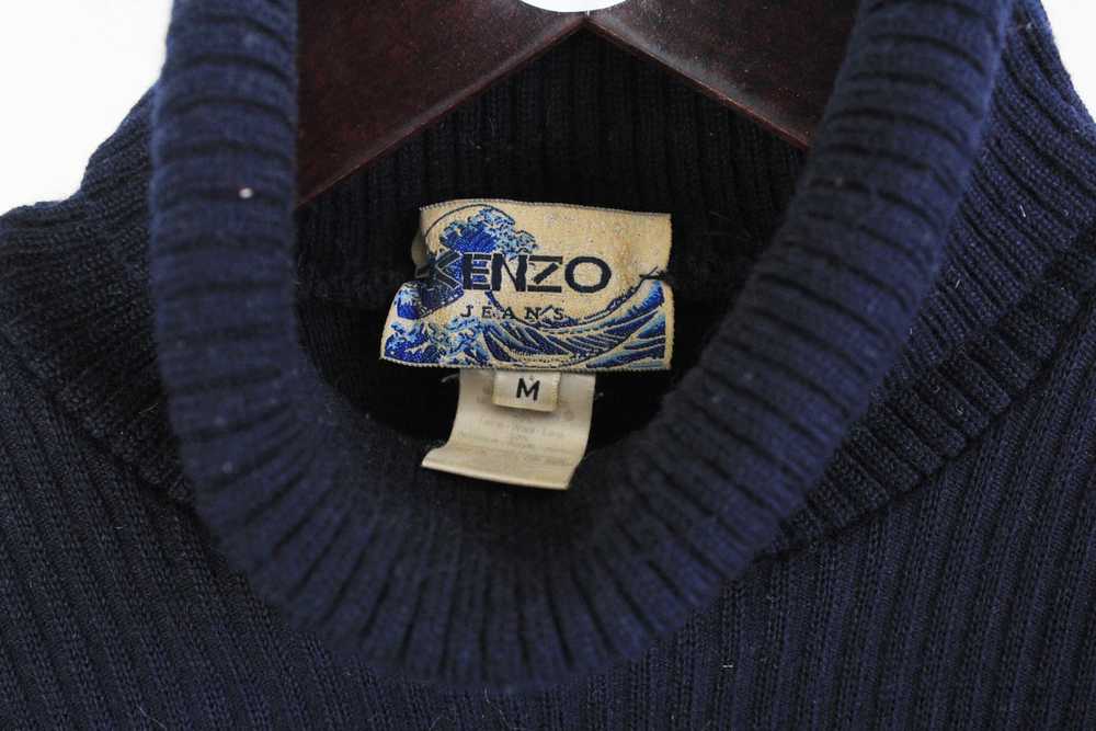 Vintage Kenzo Turtleneck Sweater Women's Medium - image 5