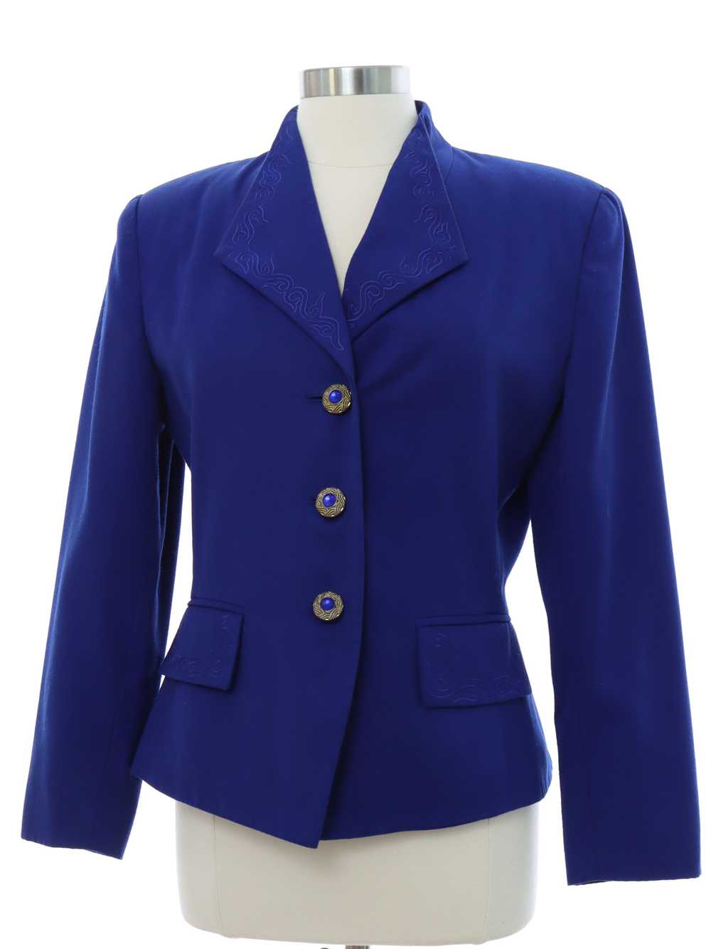 1980's Kasper Womens Totally 80s Blazer Jacket - image 1