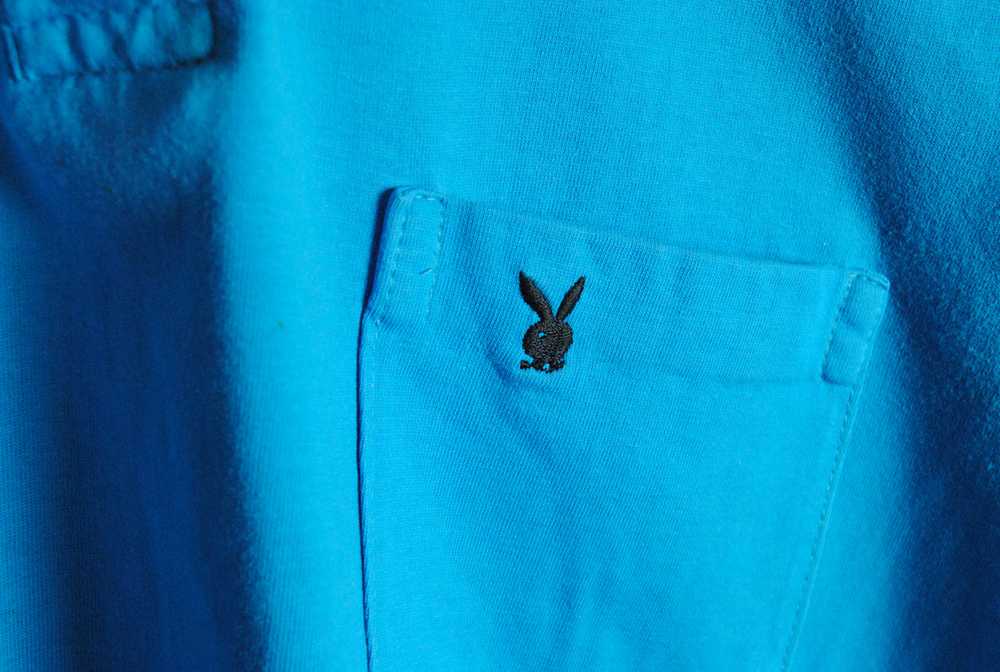 Vintage Playboy Polo T-Shirt Small - image 3