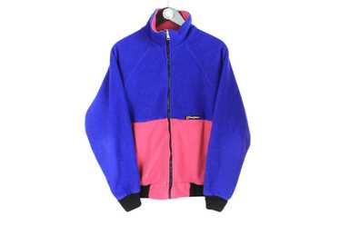 FREE SHIPING Vintage Berghaus 90s Fleece Jacket Full Zip Mens S-M