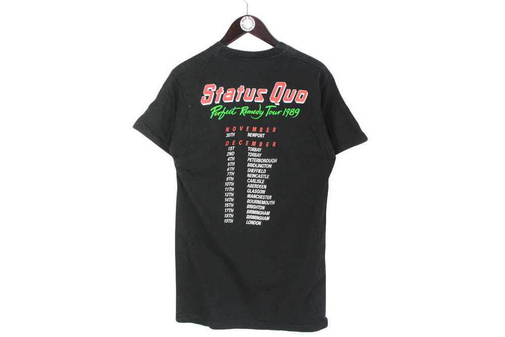 Vintage Status Quo Perfect Remedy Tour 1989 Dress… - image 2
