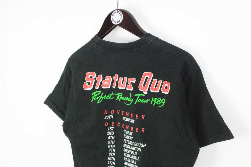 Vintage Status Quo Perfect Remedy Tour 1989 Dress… - image 6