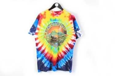 Vintage Woodstock M. Dubois 1989 Tie Dye T-Shirt … - image 1