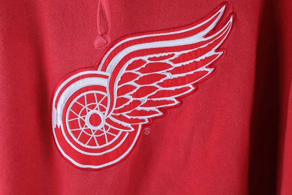 Vintage Vintage Detroit Red Wings Hockey Hoodie S… - image 4