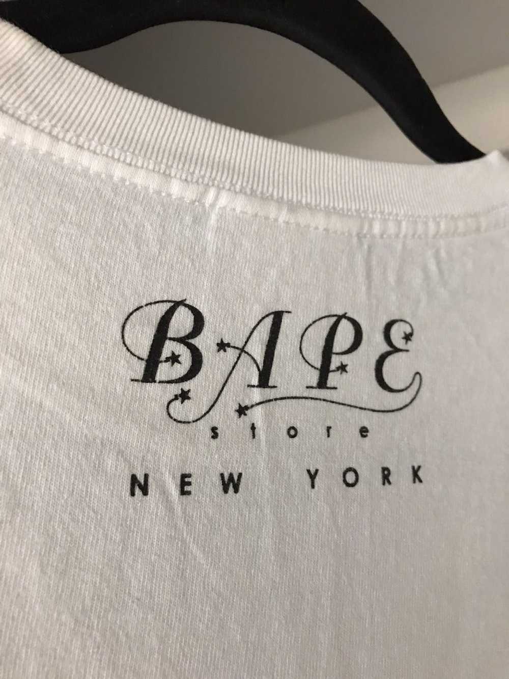 Bape Bape tee purple camo New York store shirt si… - image 5