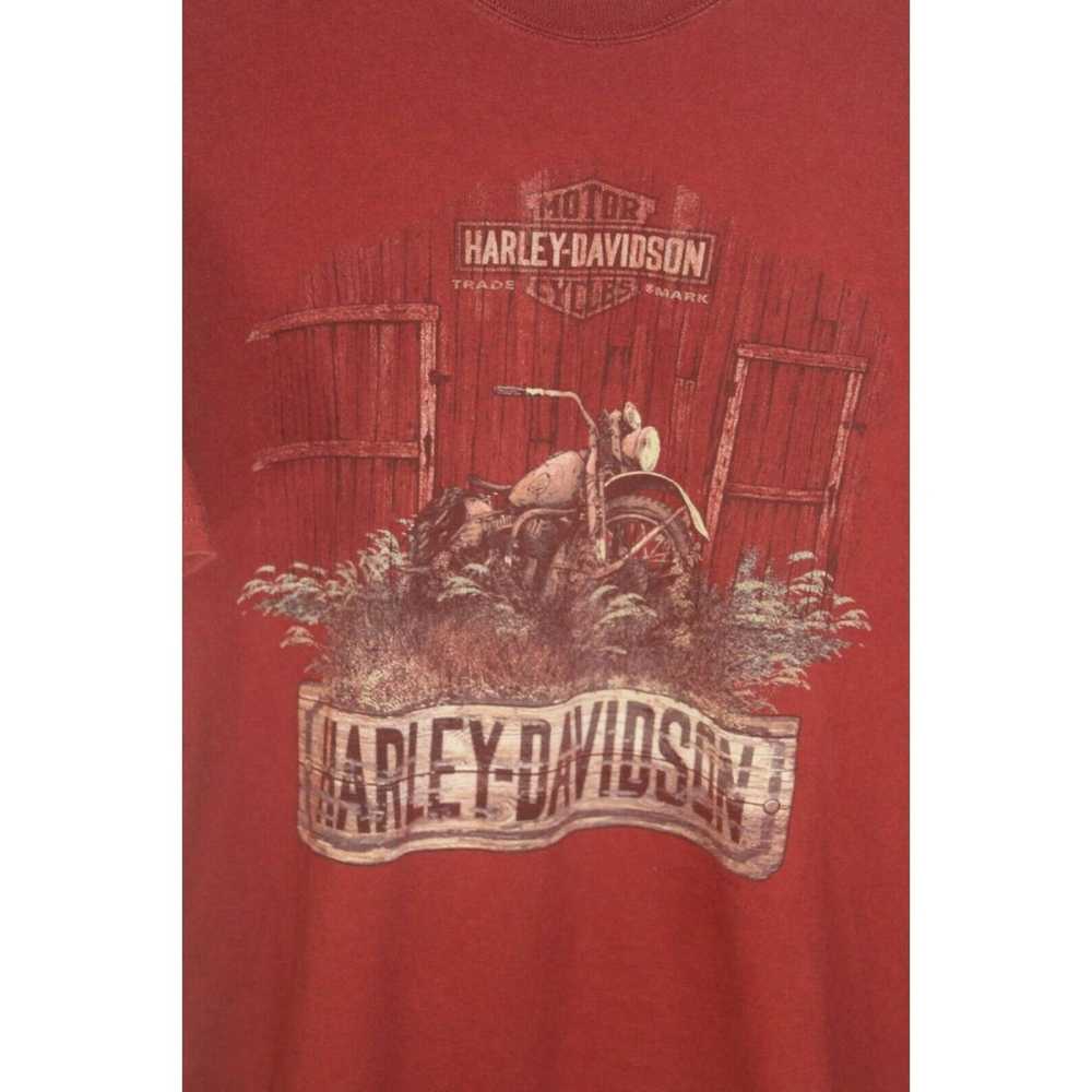 Harley Davidson Harley Davidson, Red T-Shirt, Lar… - image 4