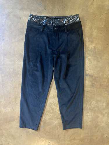 D By D DBYD velvet contrast waistband trousers