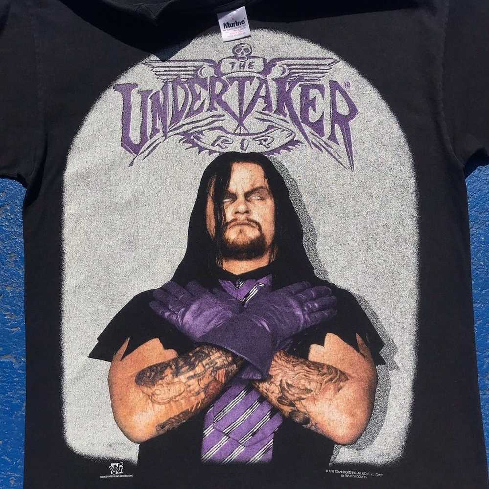 Vintage × Wwe × Wwf Vintage 1996 Undertaker RIP T… - image 3