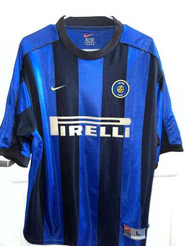 Ronaldo Inter Milan 1999 2000 Nike Long Sleeve Jersey Shirt Maglia L