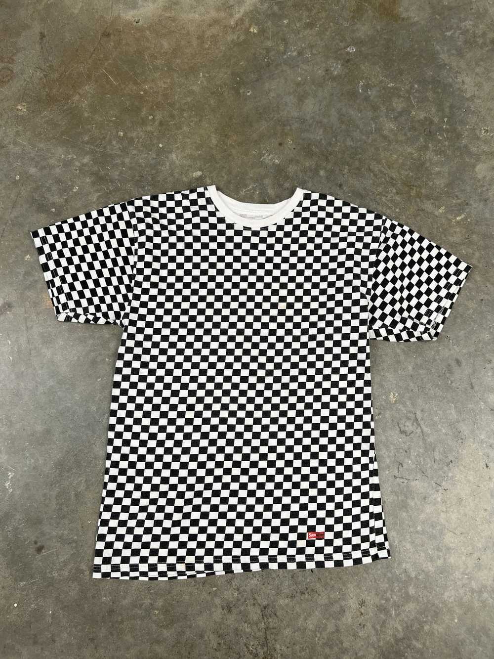 Hanes × Supreme Supreme x Hanes Checker Pattern T… - image 1