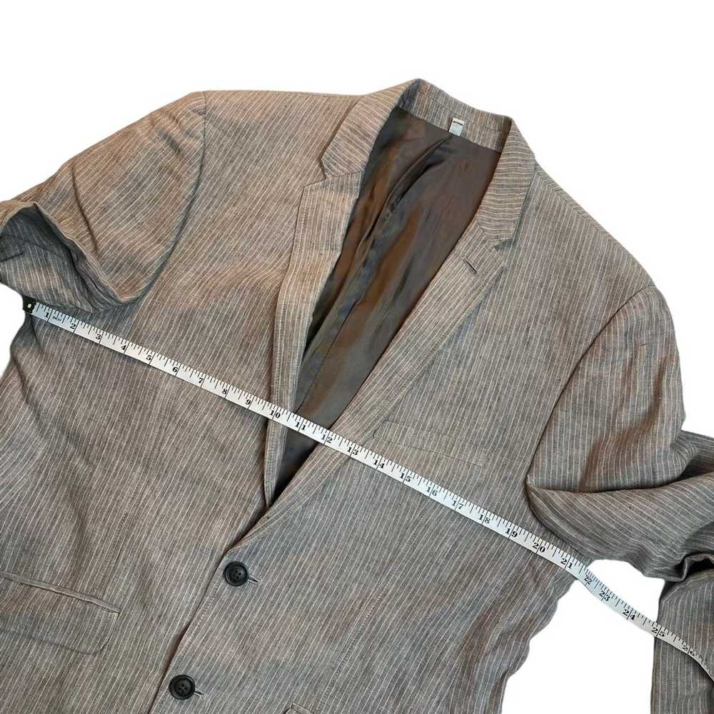 Murano Baird McNutt Linen MURANO 2 Button Blazer … - image 4