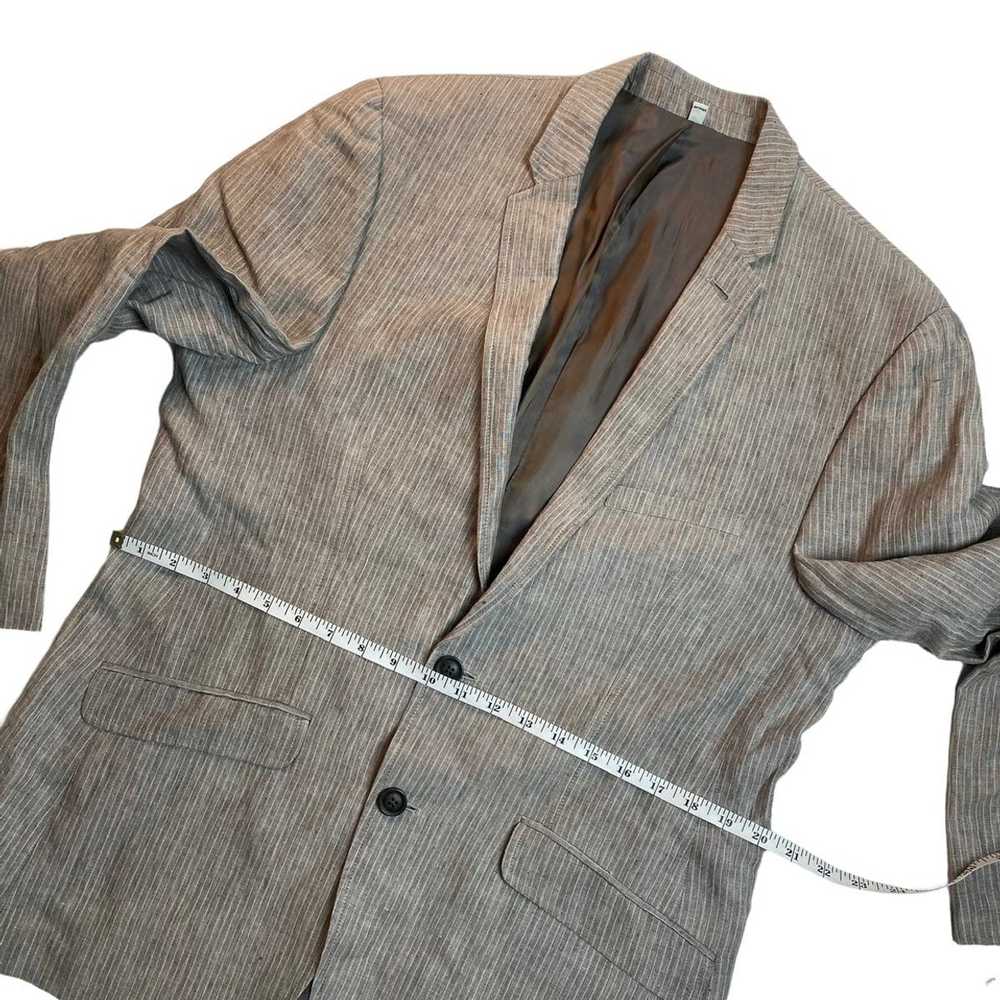 Murano Baird McNutt Linen MURANO 2 Button Blazer … - image 5
