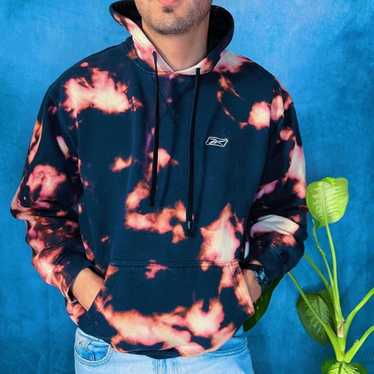 HAND-BLEACHED SOTO SLANTED PULLOVER HOODIE WITH MULTI RIB – S.R.