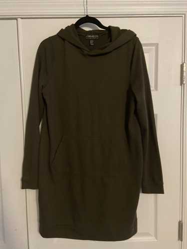 Forever 21 Olive Hoodie Dress from Forever 21