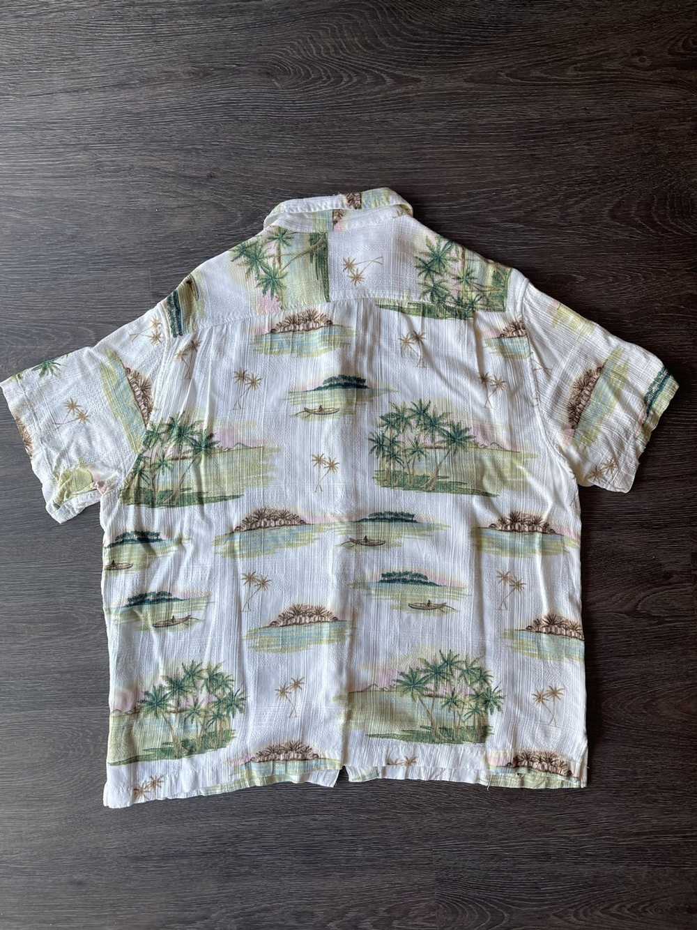 Caribbean Palm Tree Hawaiian Shirt - image 2
