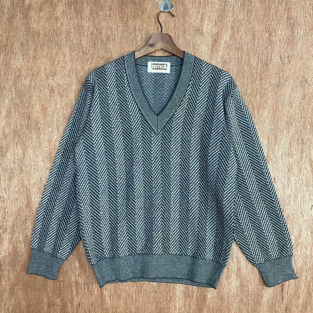 Aran Sweater Market × Coloured Cable Knit Sweater… - image 3