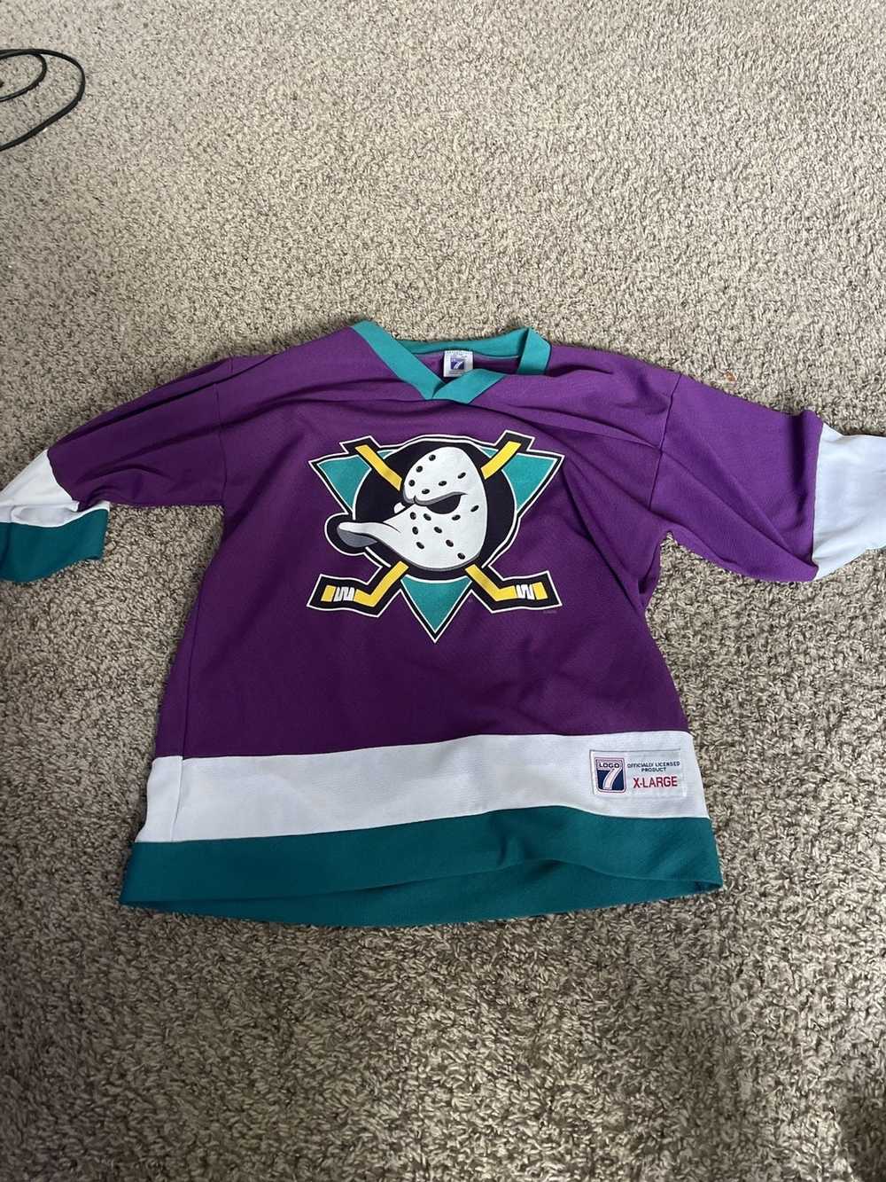 Logo 7 Might ducks x Hockey x Jersey x Vintage - image 1