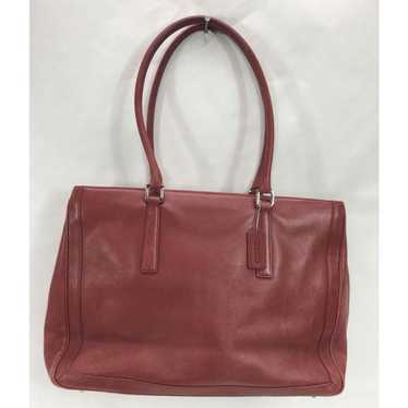 Designer Beige/Red Coach Handbag – Camilla's Closet Consignment
