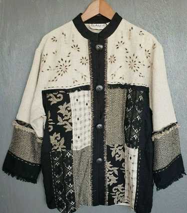 Flashback Women's Linen Blend Button Front Jacket… - image 1