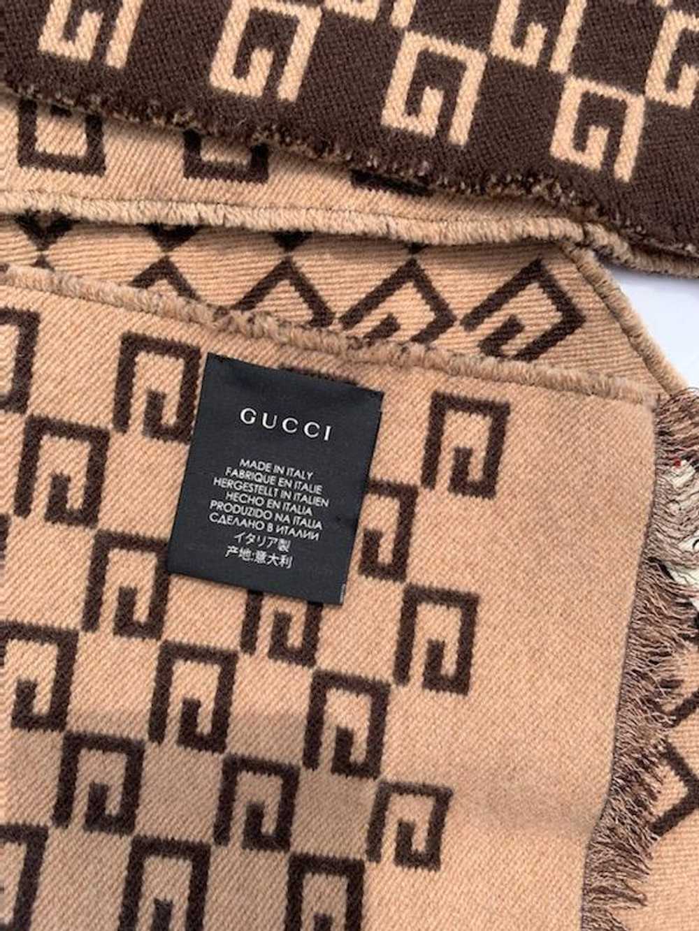 Gucci Brown/Camel Square G Monogram Logo Reversib… - image 3