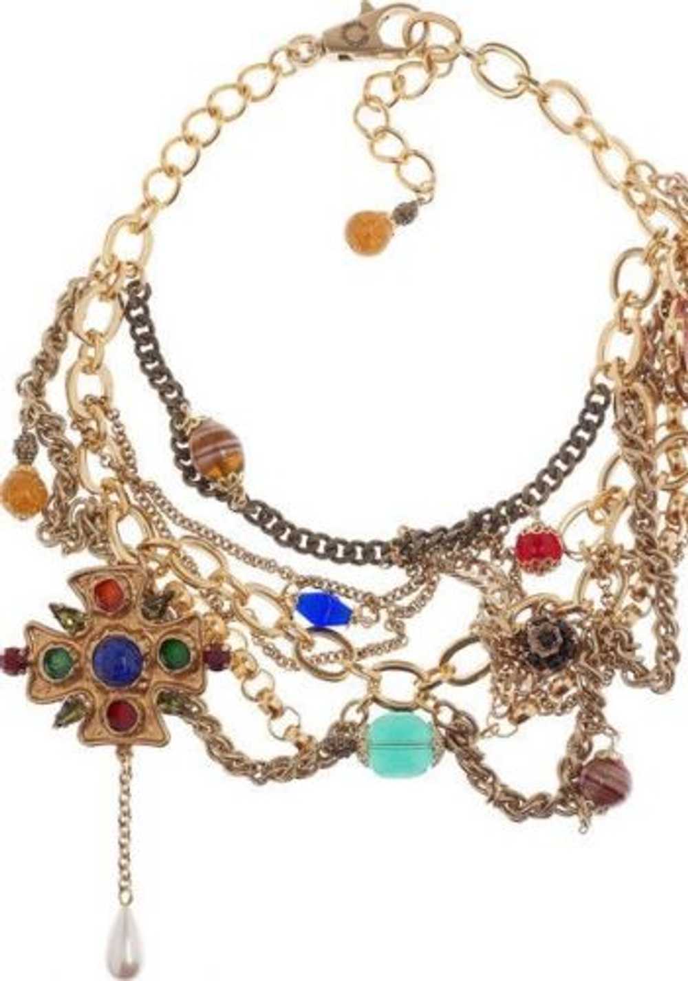 Dolce & Gabbana Multistrand Chains Necklace - NIB - image 1