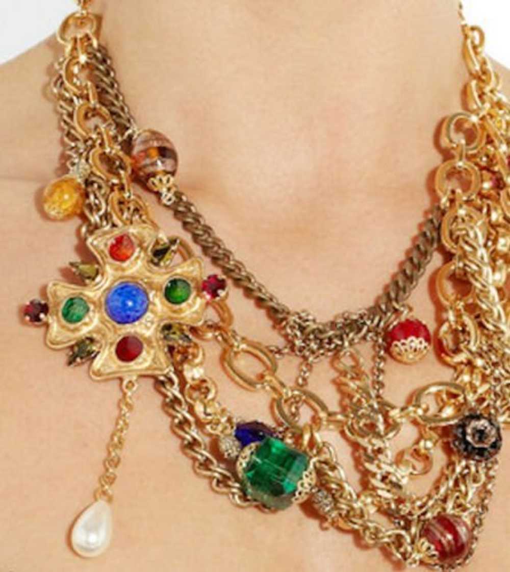 Dolce & Gabbana Multistrand Chains Necklace - NIB - image 2