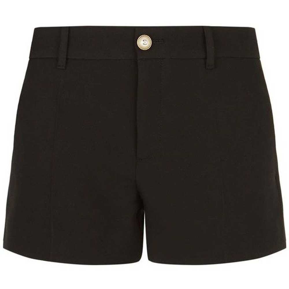 Gucci Black Silk-Wool Tailored Shorts - image 1