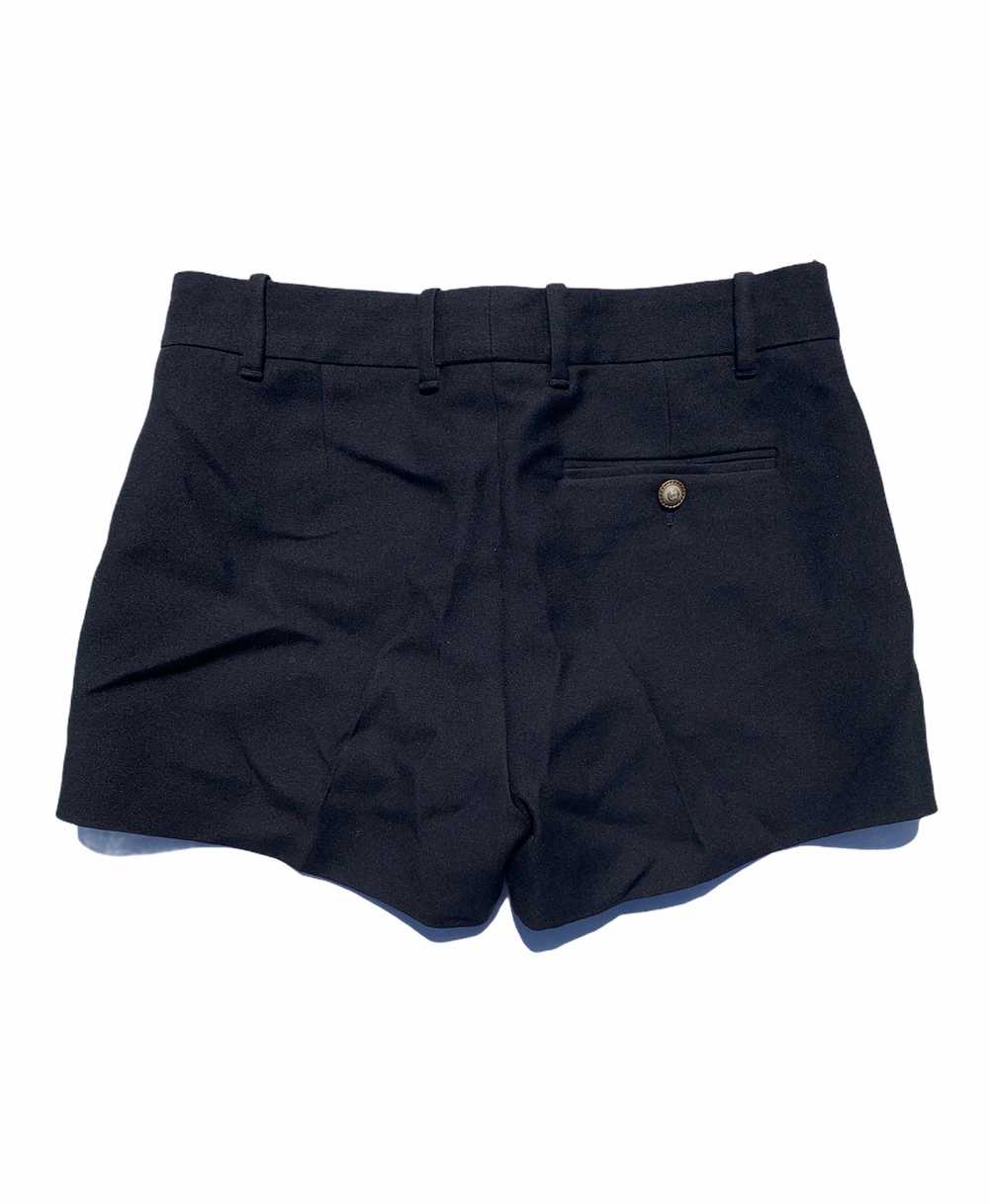 Gucci Black Silk-Wool Tailored Shorts - image 3