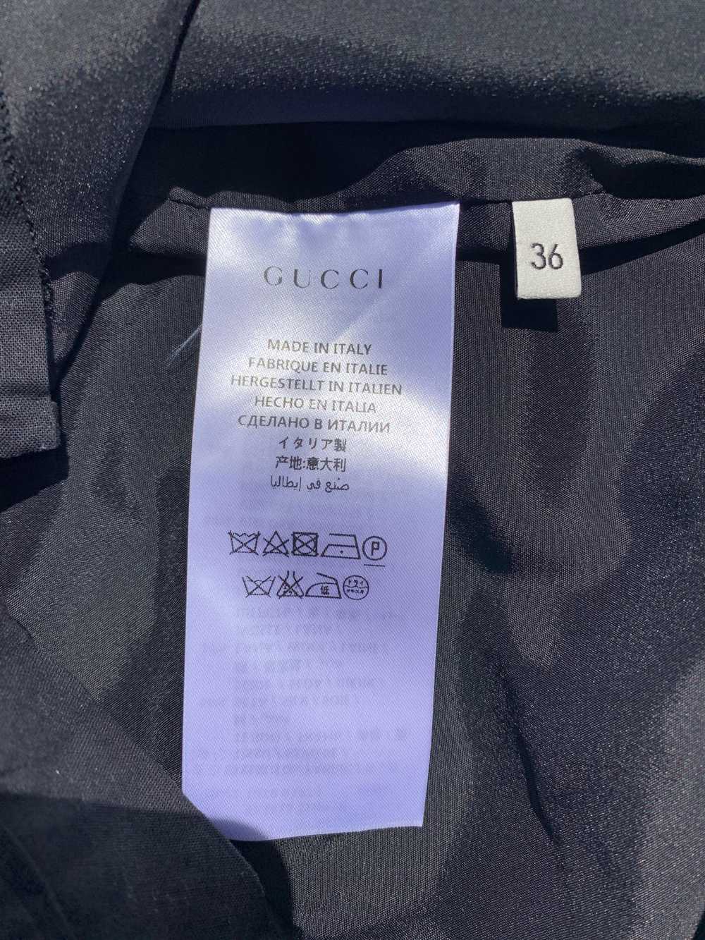 Gucci Black Silk-Wool Tailored Shorts - image 5