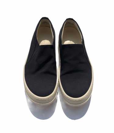 Rick owen discount slip on canvas