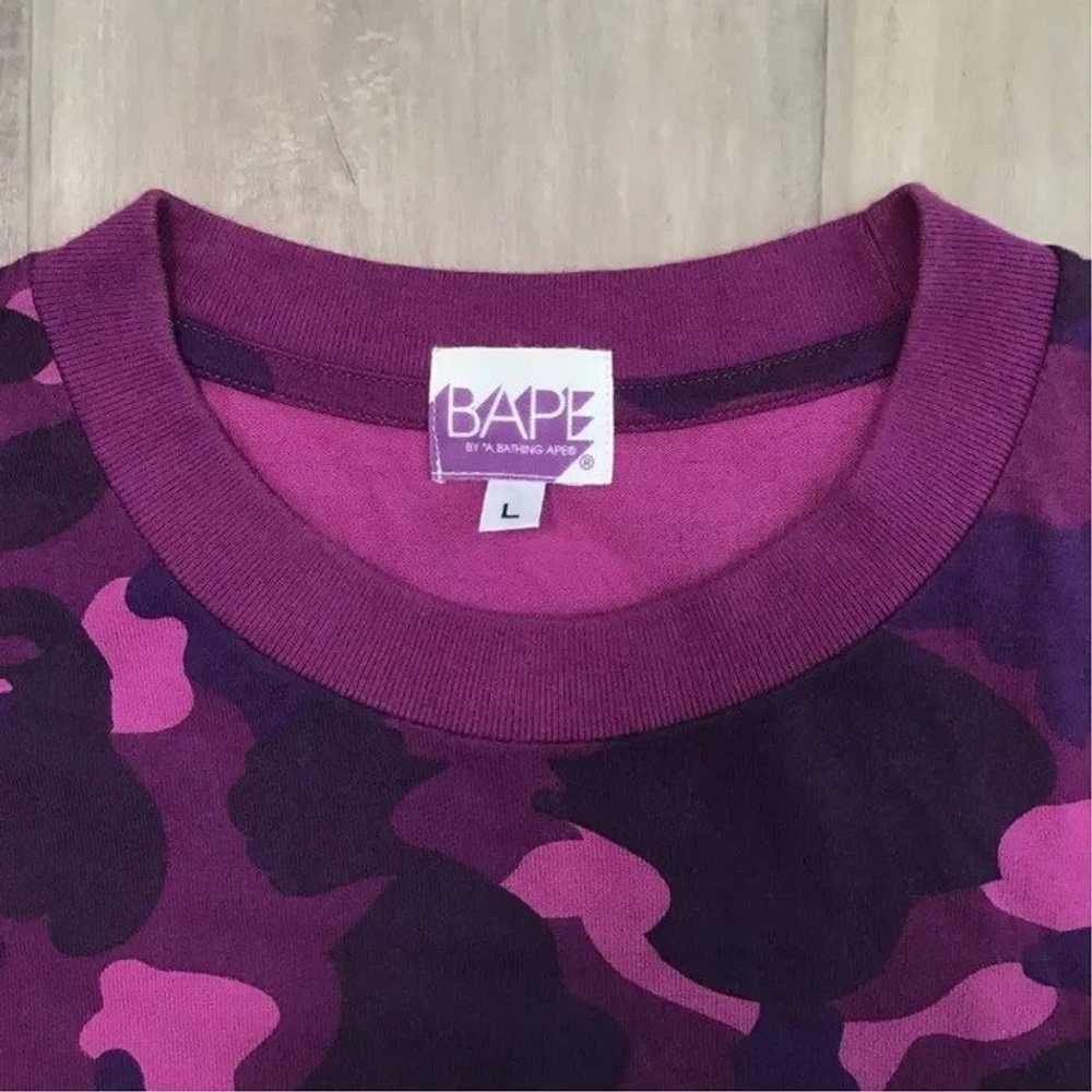 Bape, Swarovski Swarovski BAPE logo purple camo L… - image 2