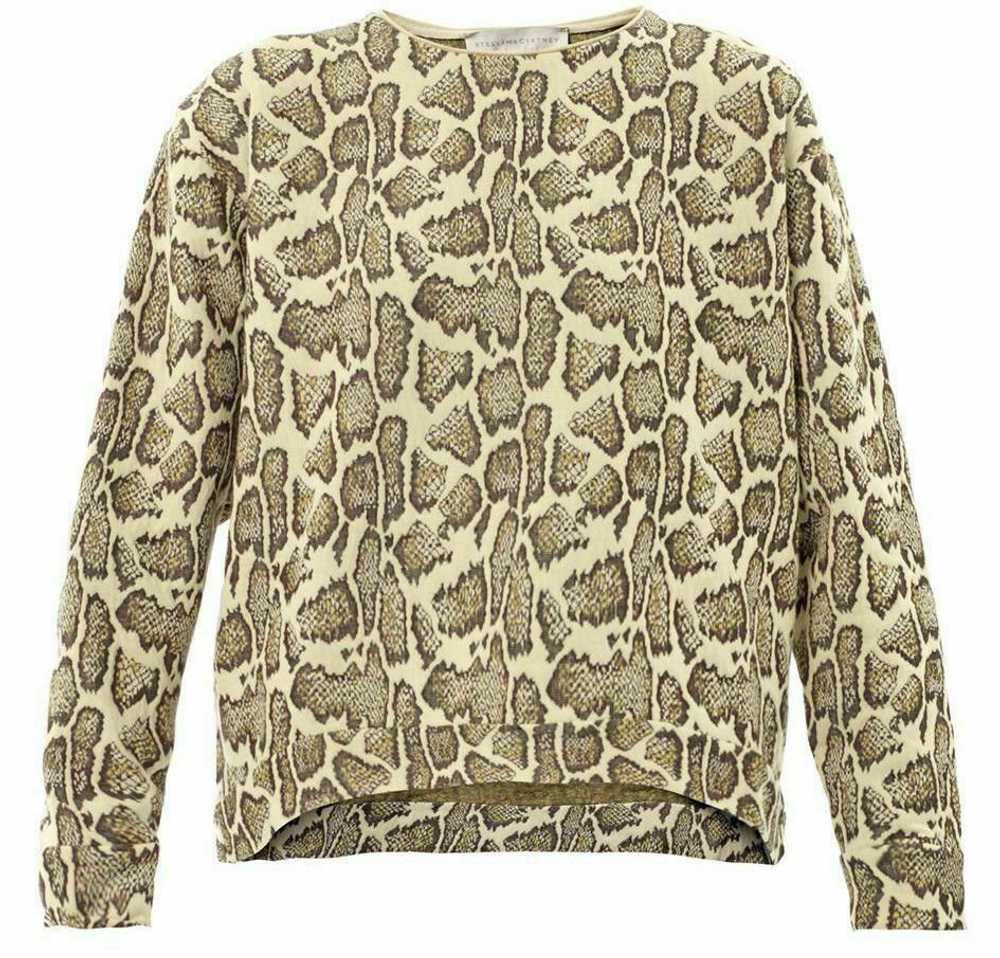 Stella Mccartney Animal Snake Jacquard Sweatshirt… - image 2