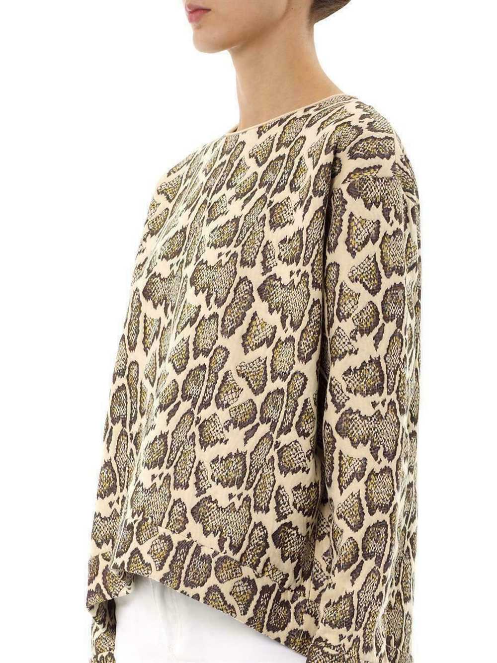Stella Mccartney Animal Snake Jacquard Sweatshirt… - image 3