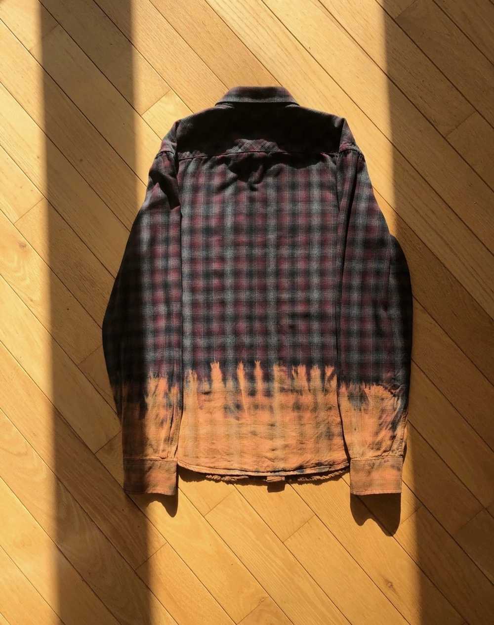 Vintage Bleach dyed flannel - image 2