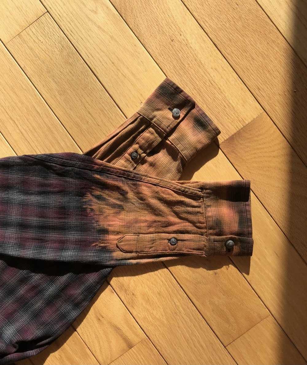 Vintage Bleach dyed flannel - image 3