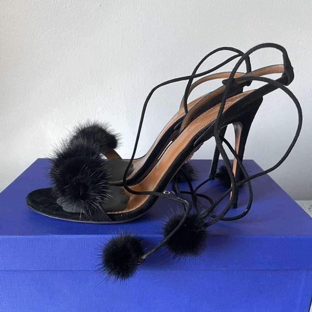 Aquazzura Mink Wild Russian Heel SZ 39.5 - image 3