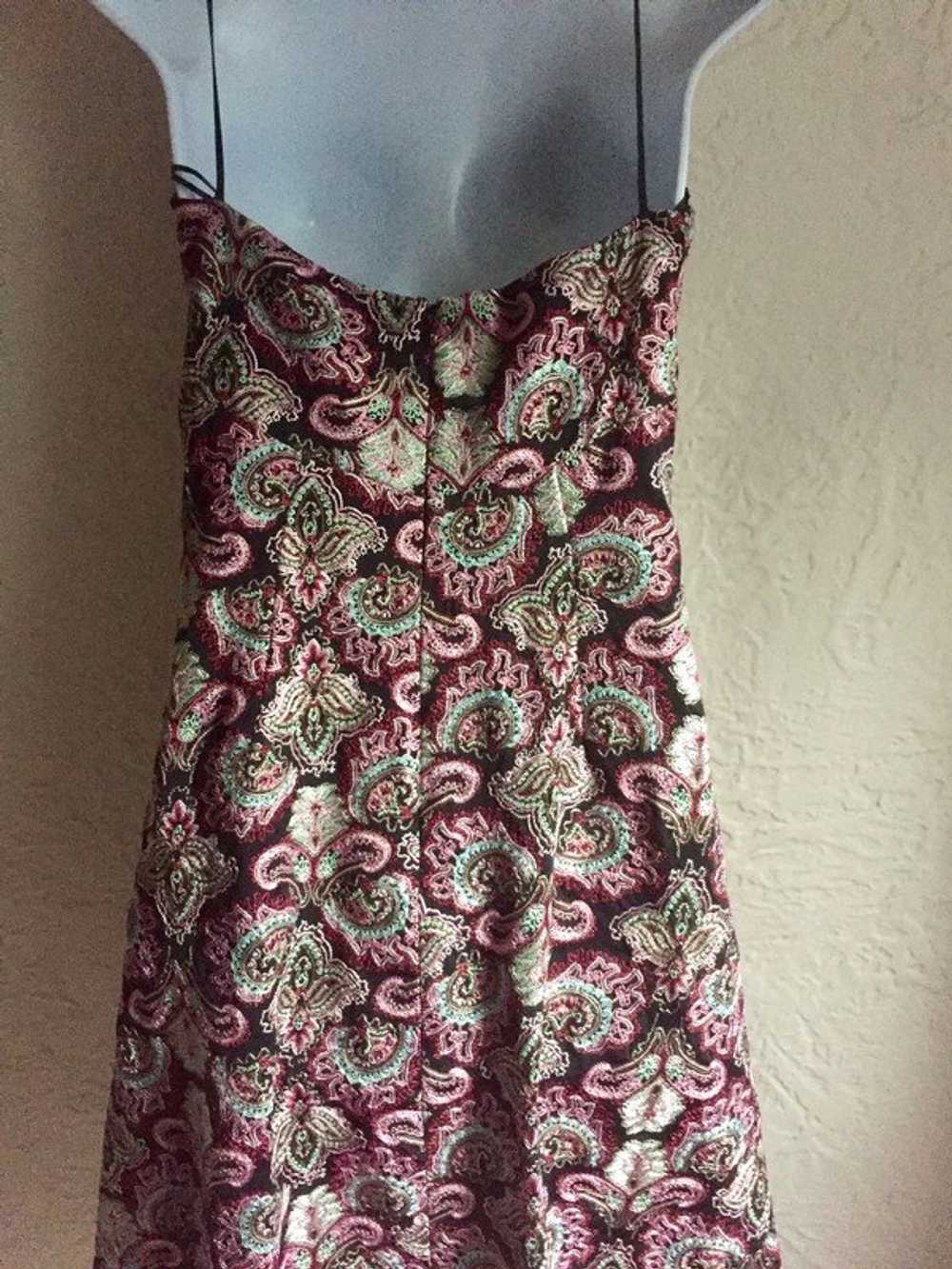 Vintage Tocca Silk Brocade Slip Dress - image 2