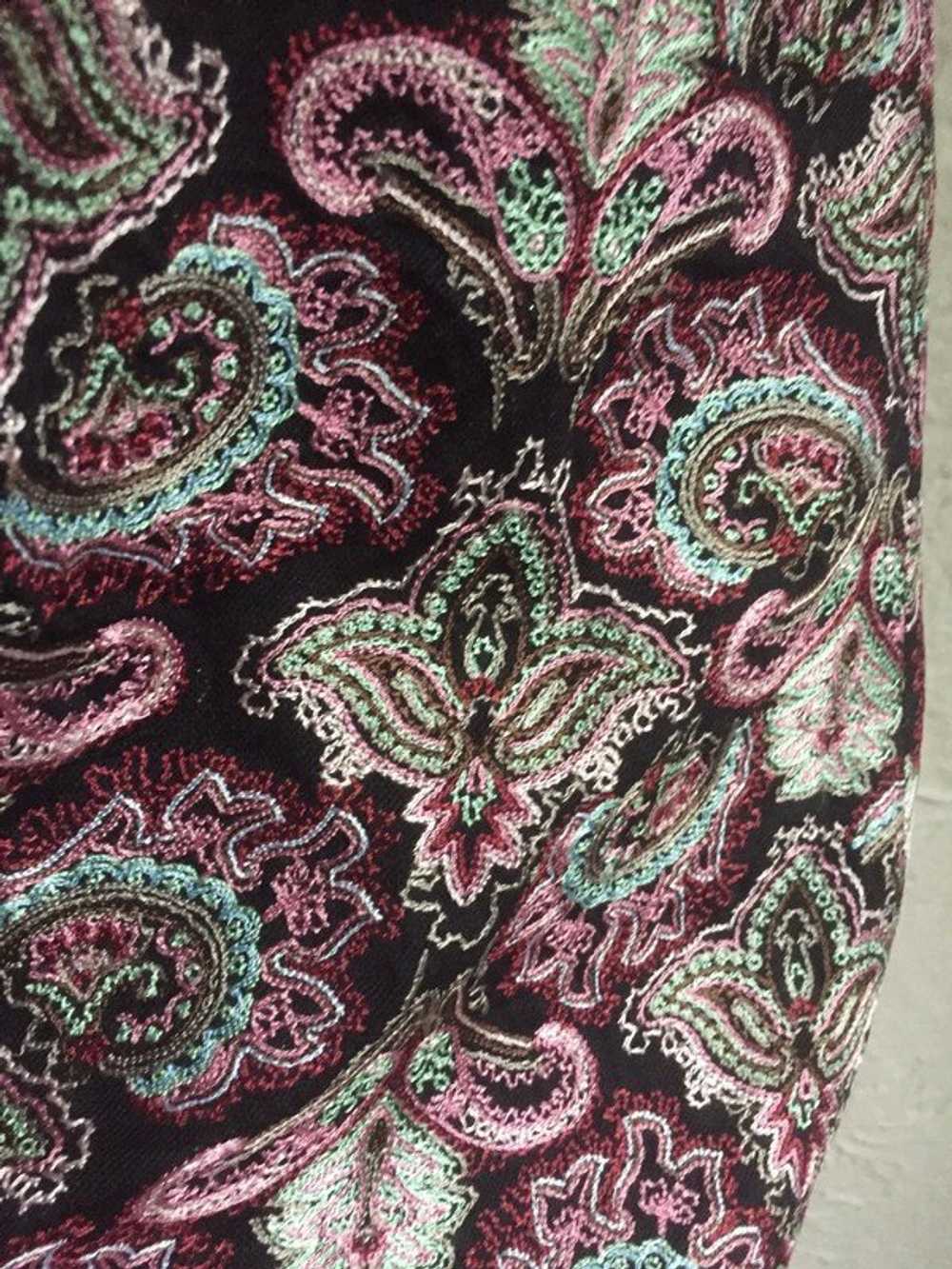Vintage Tocca Silk Brocade Slip Dress - image 3