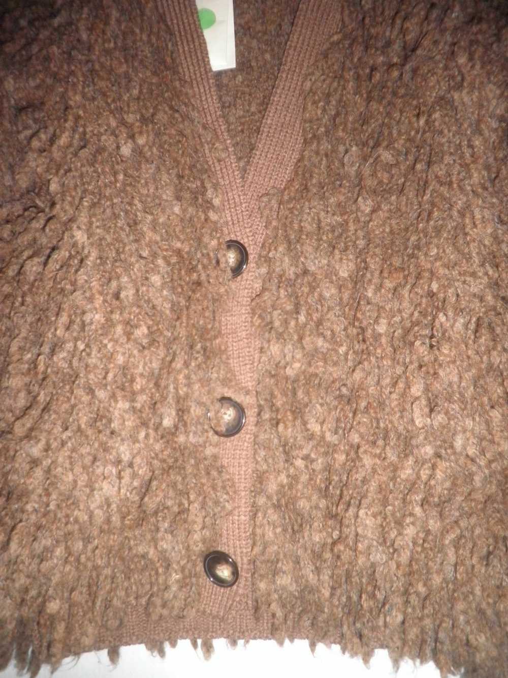 Stella Mccartney Light Brown Fringed Chunky Knit … - image 2