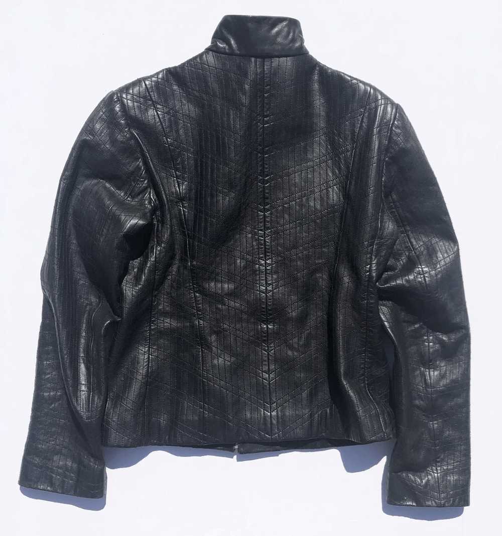 Loewe MADRID BLACK LEATHER JACKET SIZE 40 - image 2