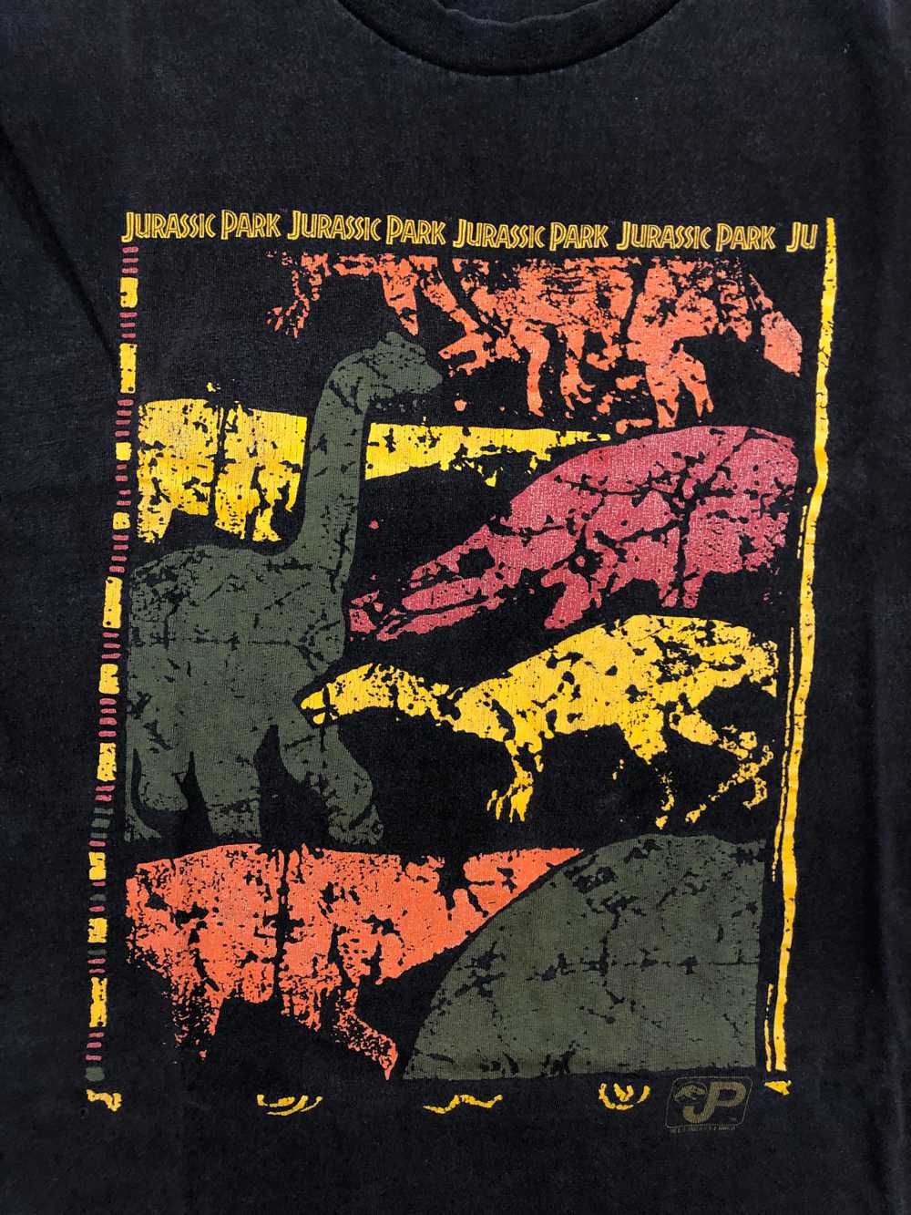 Vintage 90s Jurassic Park Movie Promo T-Shirt - image 2